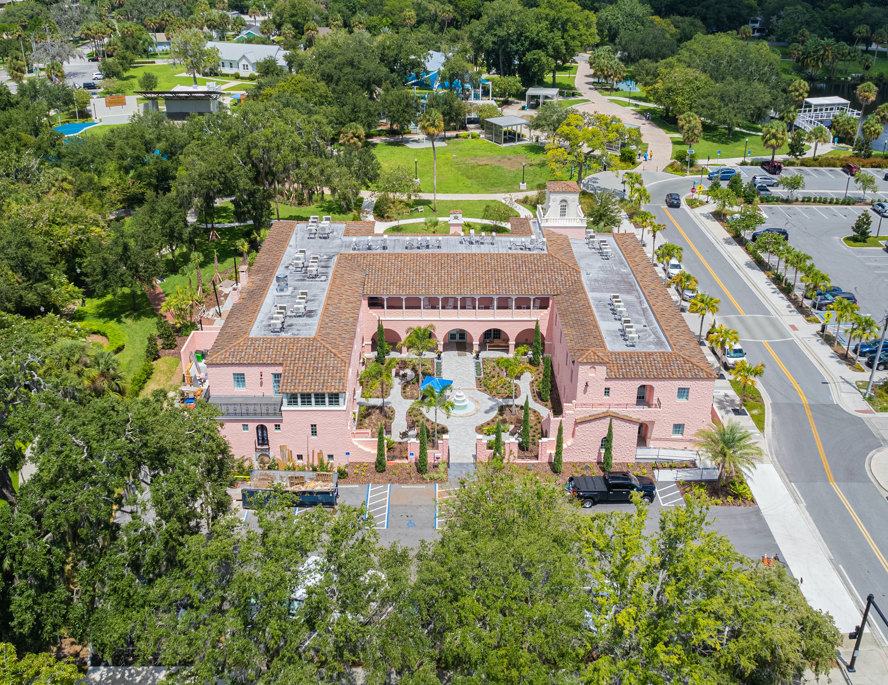 The Hacienda Hotel in New Port Richey, Florida. 