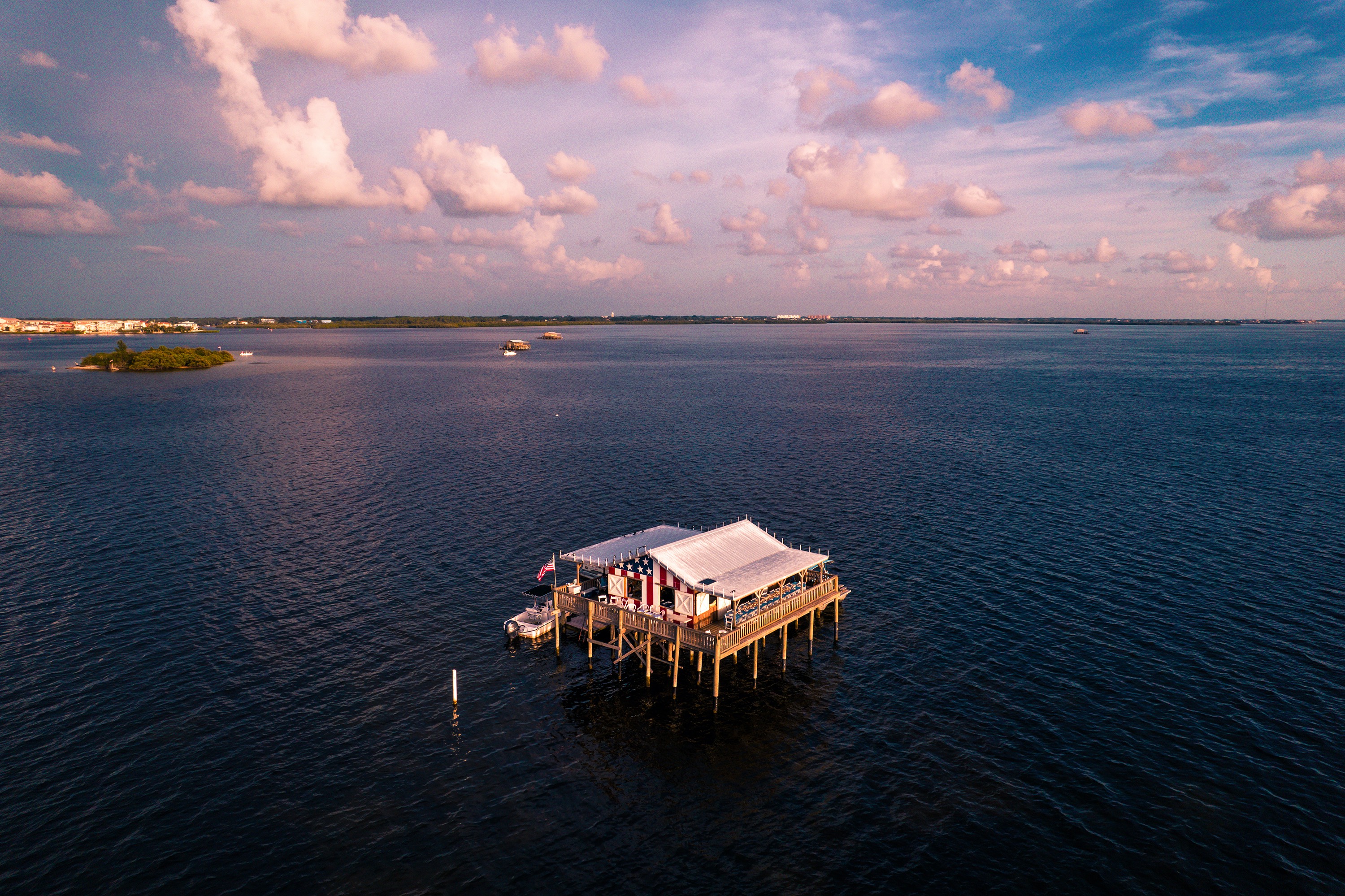 The American Flag Stilt House