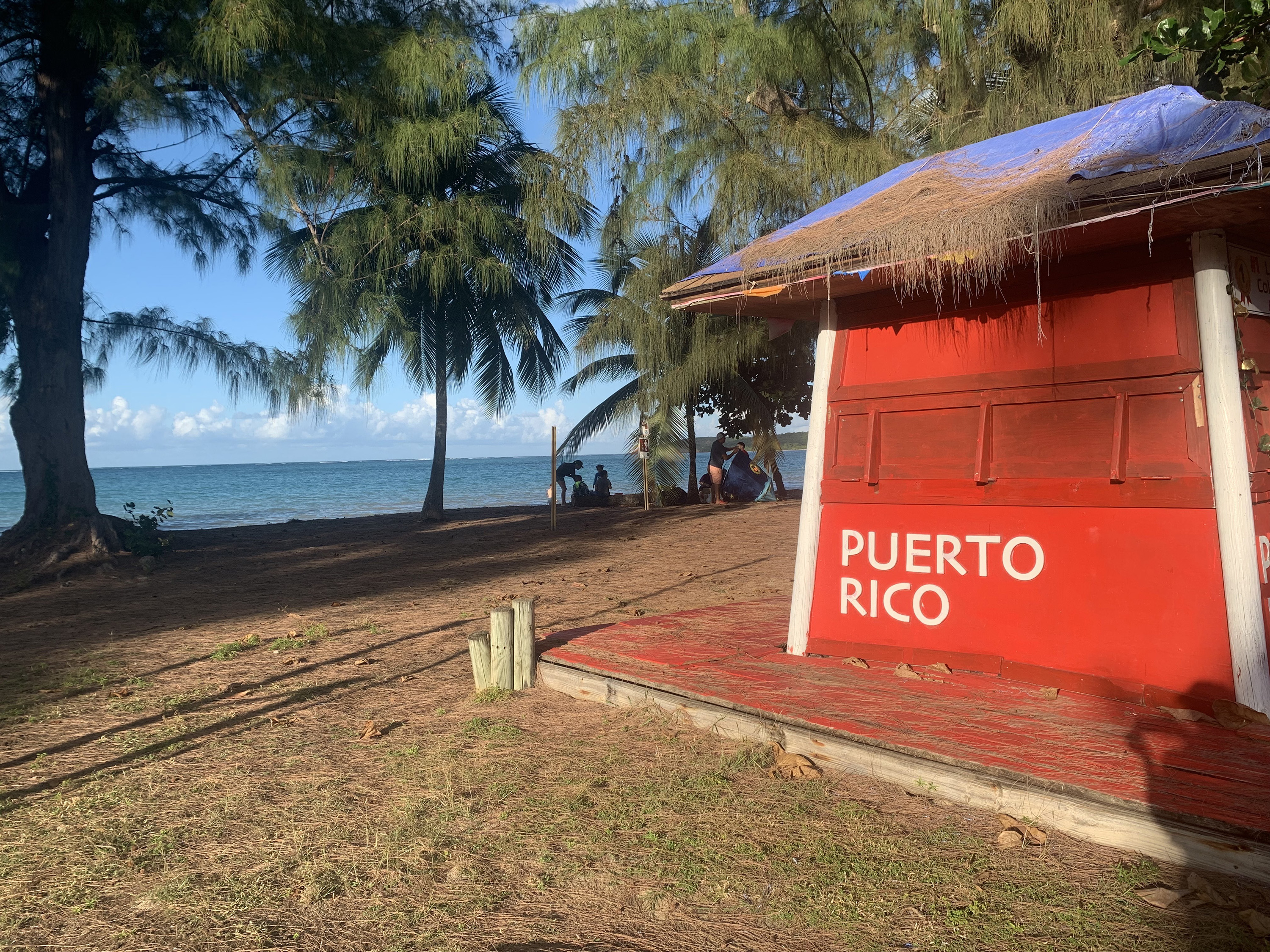 Seven Seas Beach in Fajardo, Puerto Rico. The Balneario La Monserrate, known as Luquillo Beach, as well as Seven Seas Beach in Fajardo. 