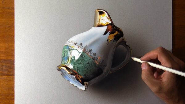 Drawing a Milk Jug so Realistic That You Can’t Believe It | Marcello Barenghi