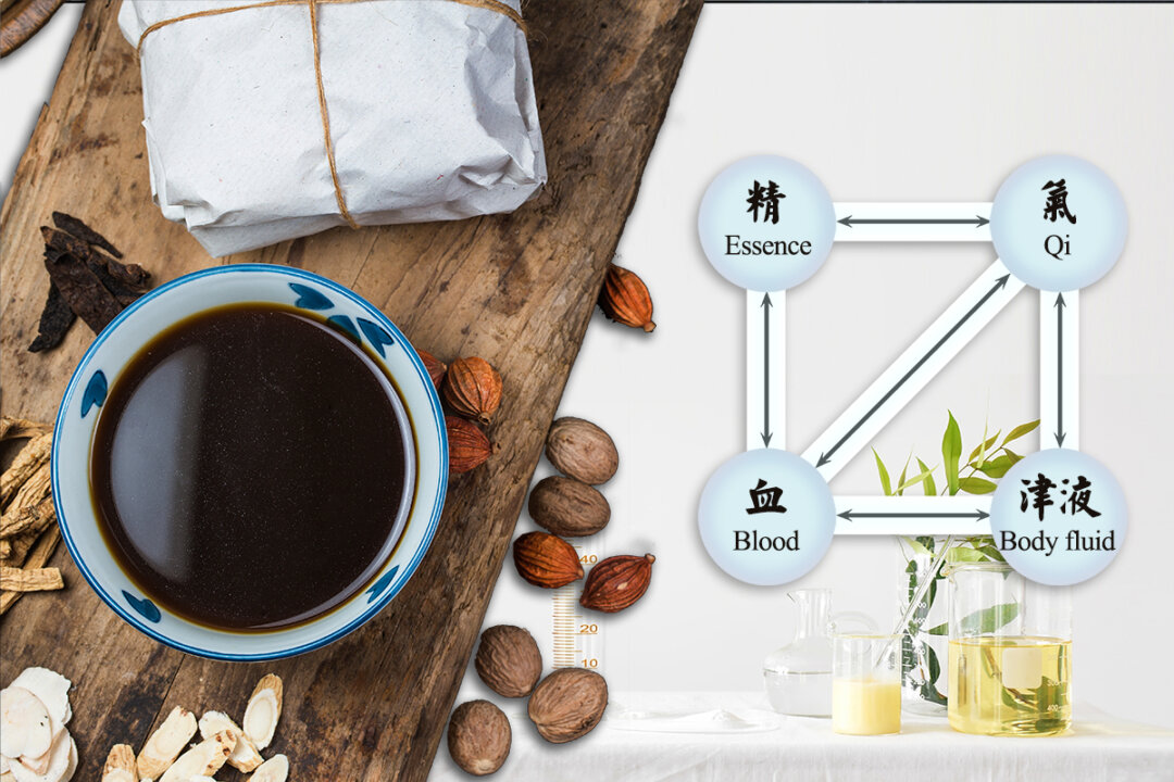 Relationship Between Essence, Qi, Blood, and Body Fluid