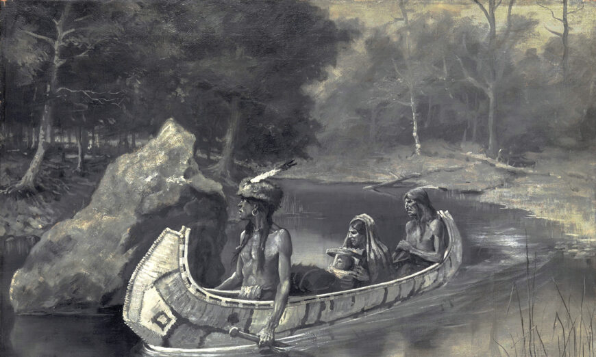 Arts: Classical Sculpture and American Myth: Hiawatha