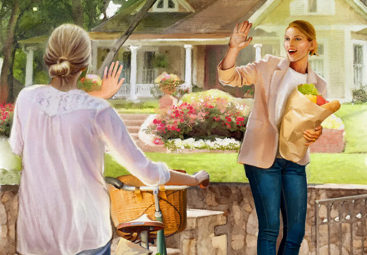 There are opportunities for connection everywhere, whether it’s at work, a book club, or bumping into your next-door neighbor. (Biba Kayewich)