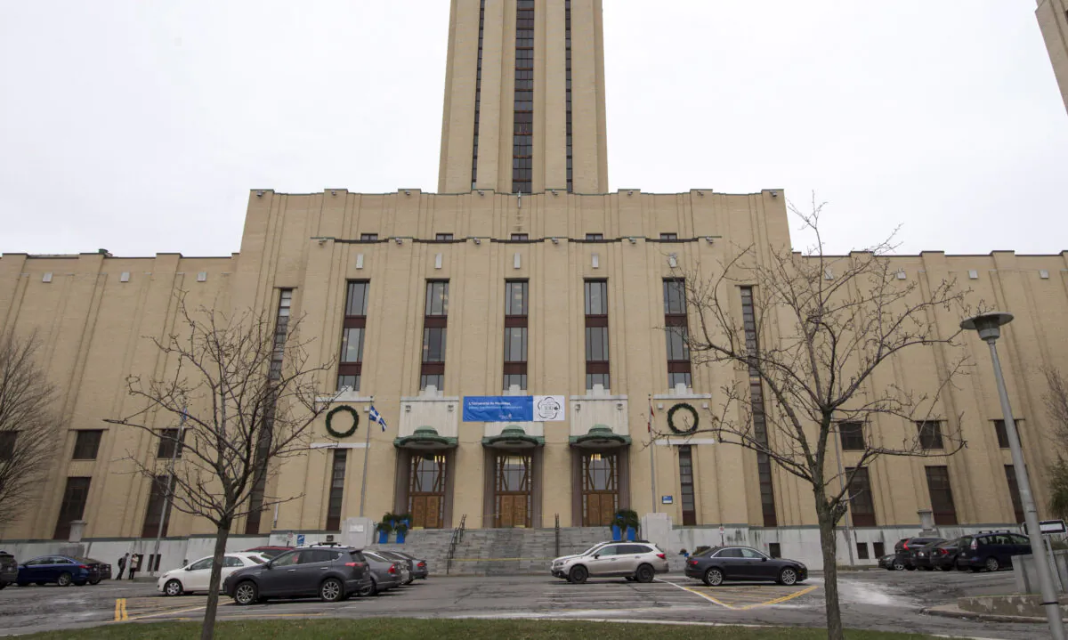 Universite de Montreal's campus is seen in Montreal on Nov. 14, 2017. (The Canadian Press/Ryan Remiorz)