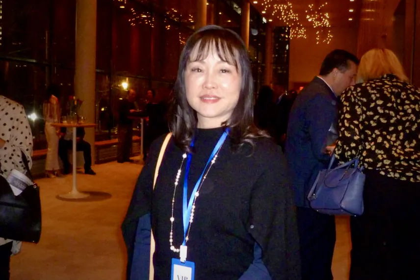 Aileen Calverley enjoyed Shen Yun at the Four Seasons Centre for the Performing Arts, in Toronto, on March 31, 2023. (Allen Zhou/The Epoch Times)