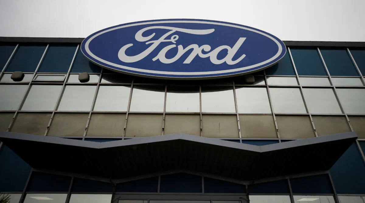 Ford's Halewood plant in Liverpool, Britain, on Oct. 18, 2021. (Phil Noble/Reuters)