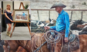 Teen Cowboy Artist Named ‘Grand Champion’ at Rodeo Art Show—Fetches ,000 at Auction for Painting