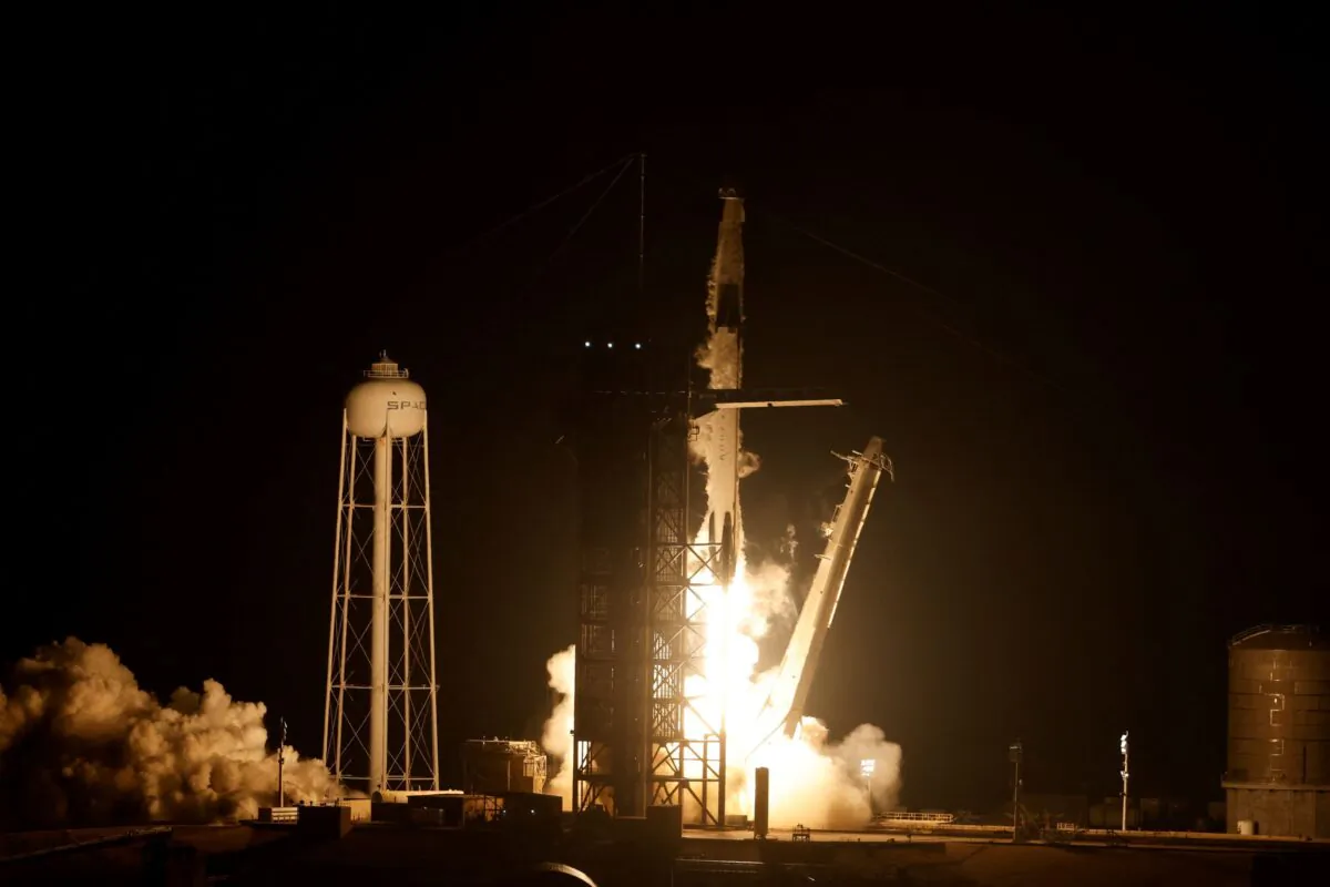 NASA's SpaceX Crew-6 mission launches to the International Space Station from the Kennedy Space Center in Cape Canaveral, Fla., on March 2, 2023. (Joe Skipper/Reuters)