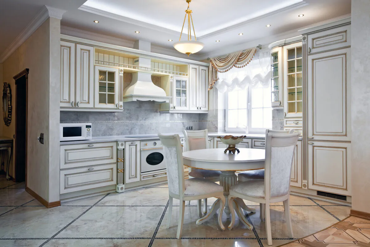 From ceramic and porcelain to stone, there are a number of kitchen flooring options to choose from—each with its own advantages and drawbacks. (Dreamstime/TNS)