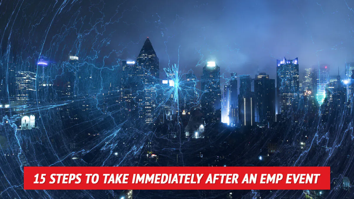 An artist depiction of an EMP event. (© My Patriot Supply)