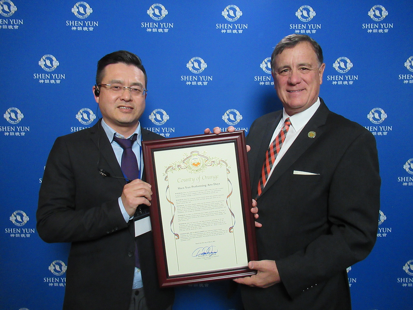 Orange County Chairman Proudly Welcomes Shen Yun and Appreciates Seeing What China 'Doesn't Want Us to See' - Vimarsana News