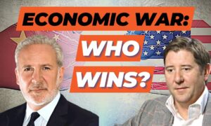 Who Wins an Economic War: US or China? Peter Schiff Debates Brent Johnson