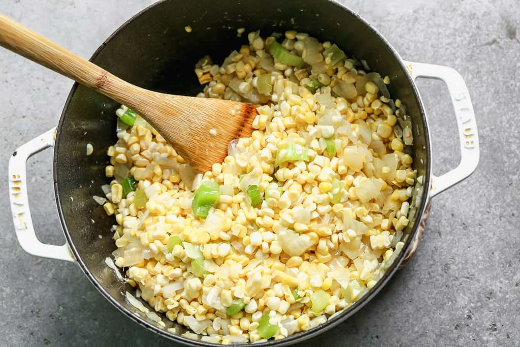 Making Corn Chowder