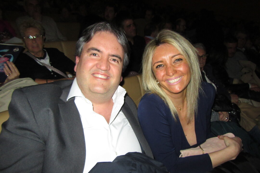 Manuel Otero Cantudo and Maria Isabel Sanchez San Roman enjoyed Shen Yun on the evening of March 4, 2023 at the RiojaForum in Logroño, Spain. (The Epoch Times)
