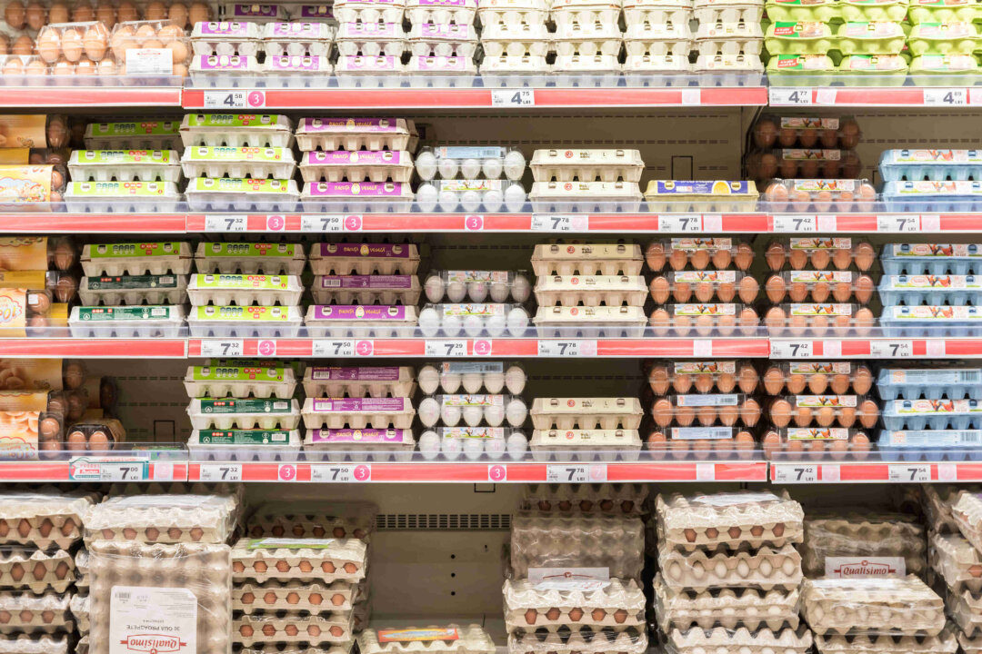 Eggs shown in Bucharest, Romania, on Feb. 15, 2015. (Shutterstock)
