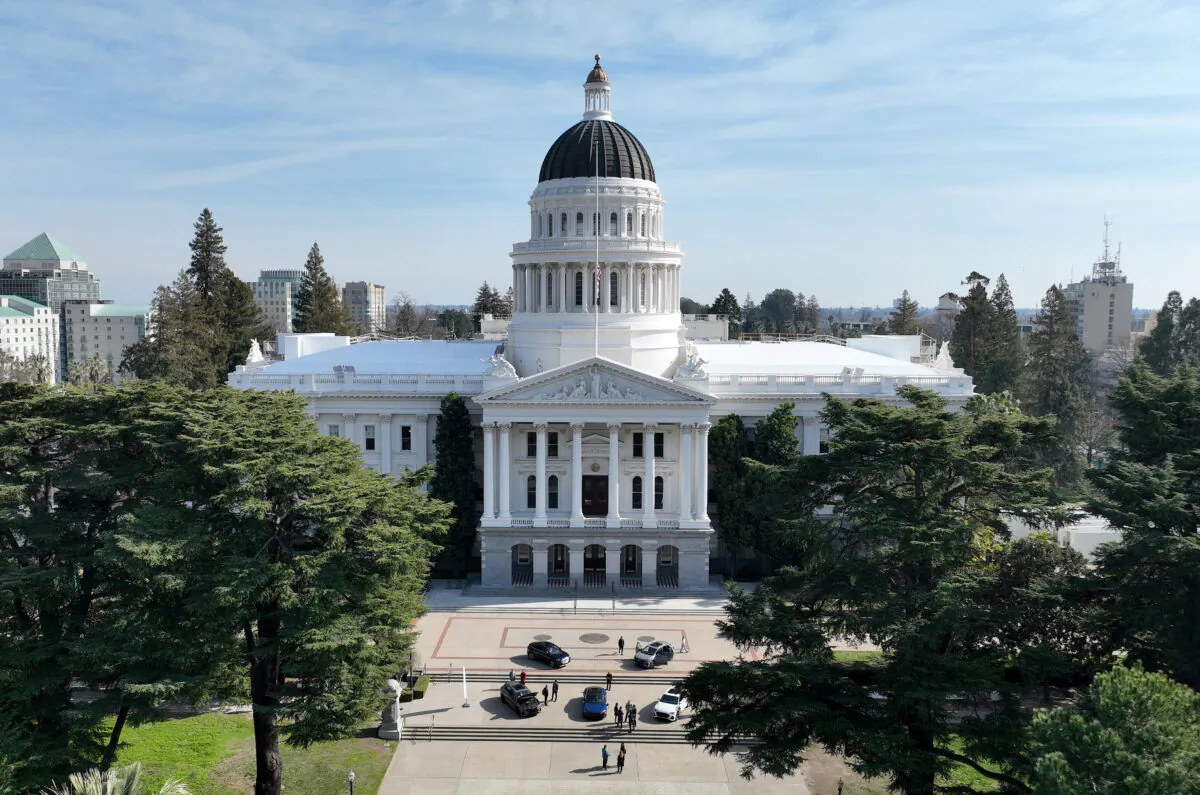 The California State Capitol in Sacramento, Calif., on Feb. 1, 2023. (Justin Sullivan/Getty Images)