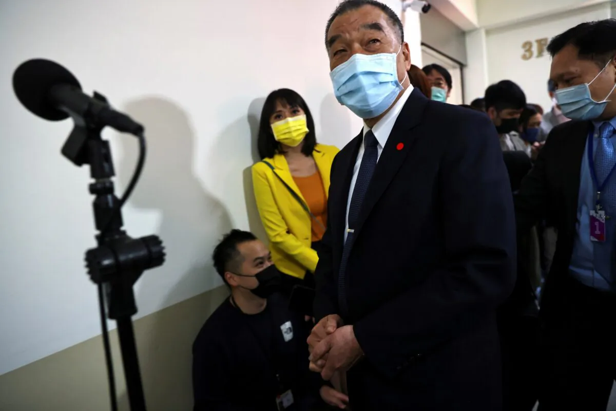 Taiwan's Defense Minister Chiu Kuo-cheng arrives at the parliament in Taipei, Taiwan, on March 10, 2022. (Ann Wang/Reuters)