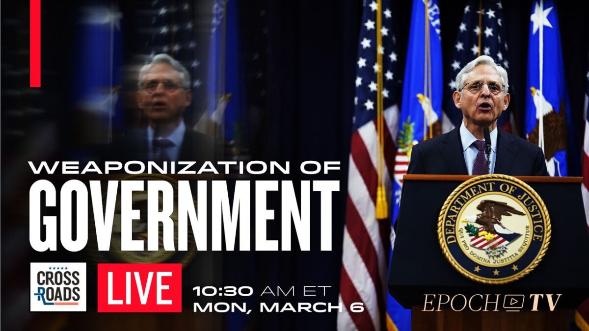 NextImg:LIVE 3/6, at 10:30 AM ET: Weaponization of Government a Key Focus for 2024; Biden Gets Democrat Challenger