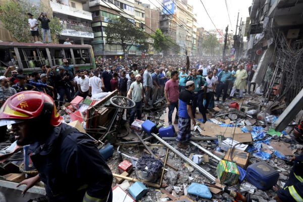 Eksplozja budynku w Bangladeszu