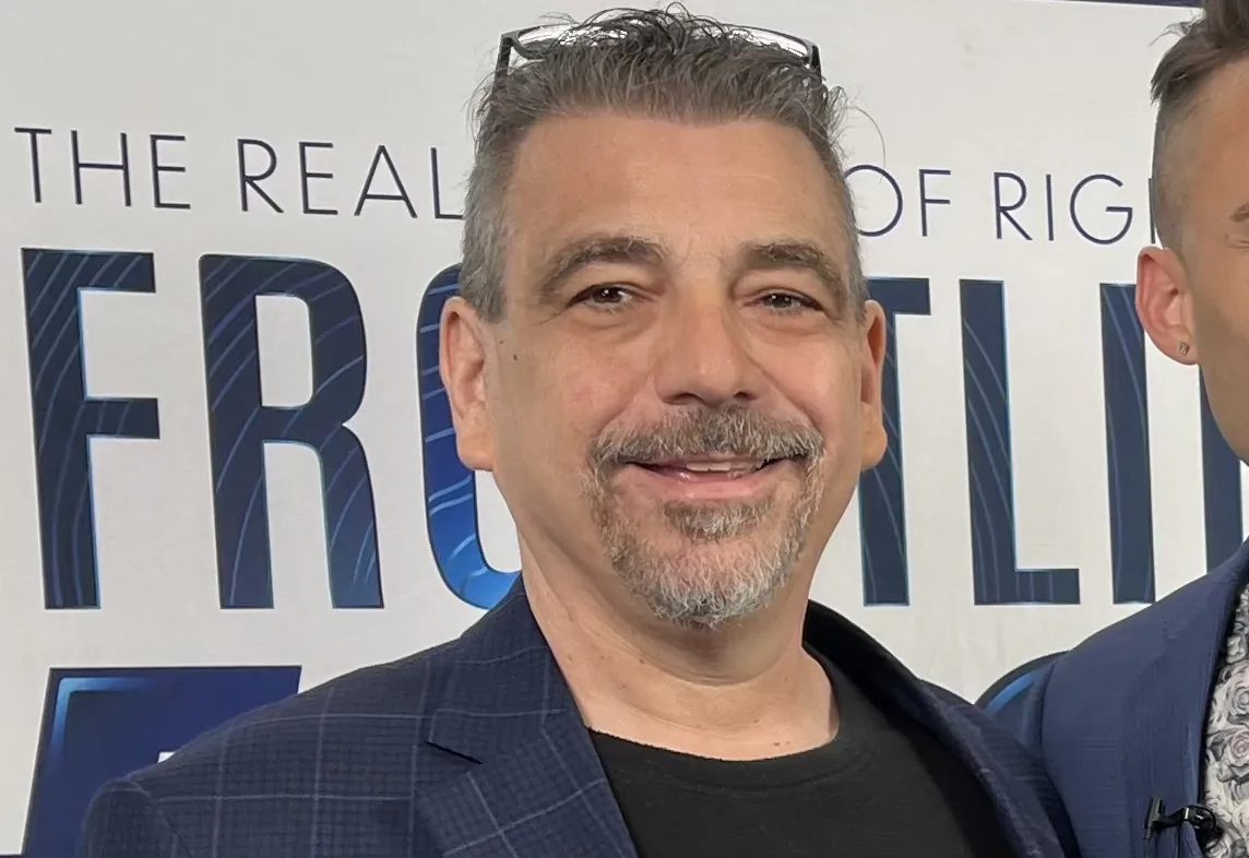 Terry Newsome at CPAC in National Harbor, Md., on March 3, 2023. (Courtesy of Terry Newsome)