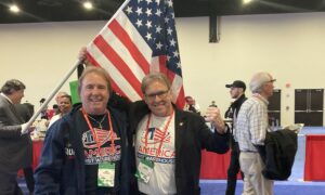 Trump Is ‘Only Choice for America,’ Flag-Waving Supporter, Others Say at CPAC