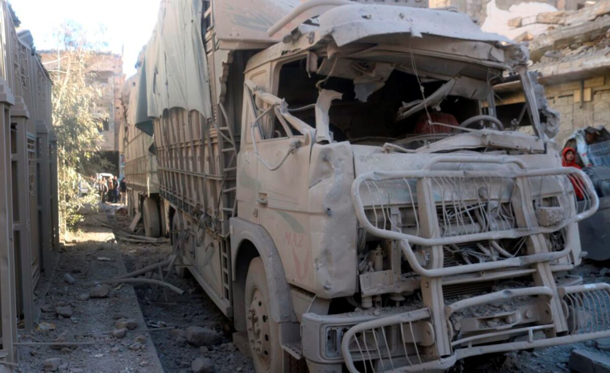 NextImg:Reports: Suspected Drone Strike in Syria Kills at Least 3