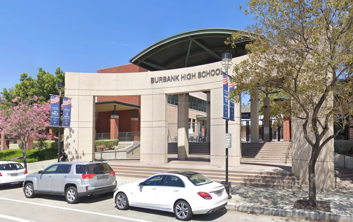Burbank High School at 902 N. Third Street in Burbank, Calif. (Screenshot via Google Street View)