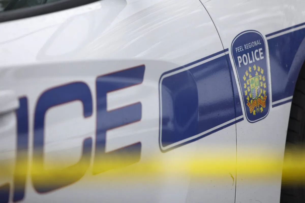 Peel Regional Police logo is shown on a vehicle in Brampton, Ont., on Nov. 7, 2019. (The Canadian Press/Cole Burston)