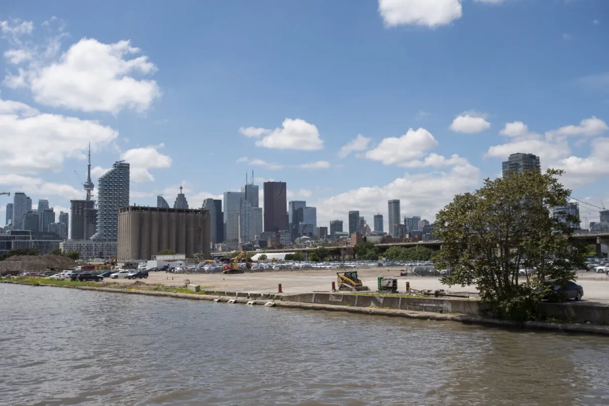 Views of the Port Lands area in Toronto on June 25, 2019. (The Canadian Press/Andrew Lahodynskyj)