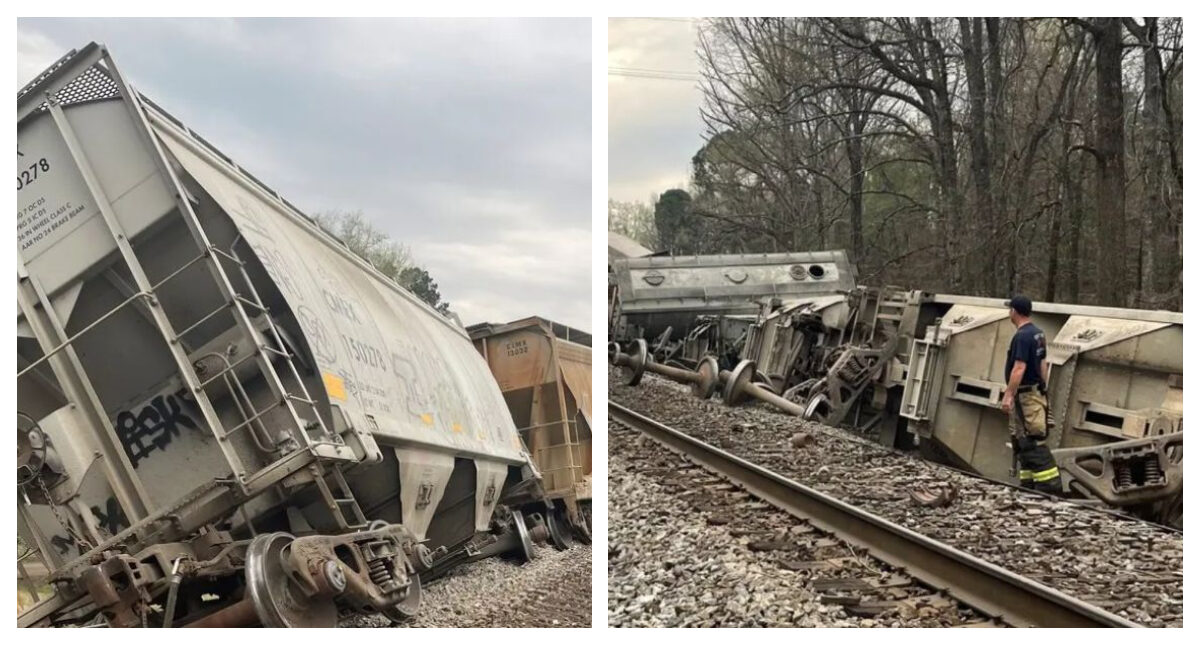 NextImg:Norfolk Southern Train Derails as CEO Testifies to Congress