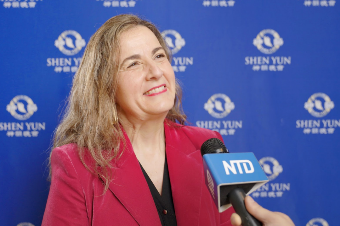 Macarena López, director of Espacio Cartuja Center CITE, watched Shen Yun on March 8, 2023. (NTD)