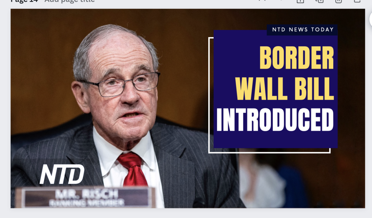 NextImg:LIVE 12 PM ET: NTD News Today (March 10): Senator Jim Risch Introduces Border Wall Bill; Reps. Call for Better USDA Spending Oversight