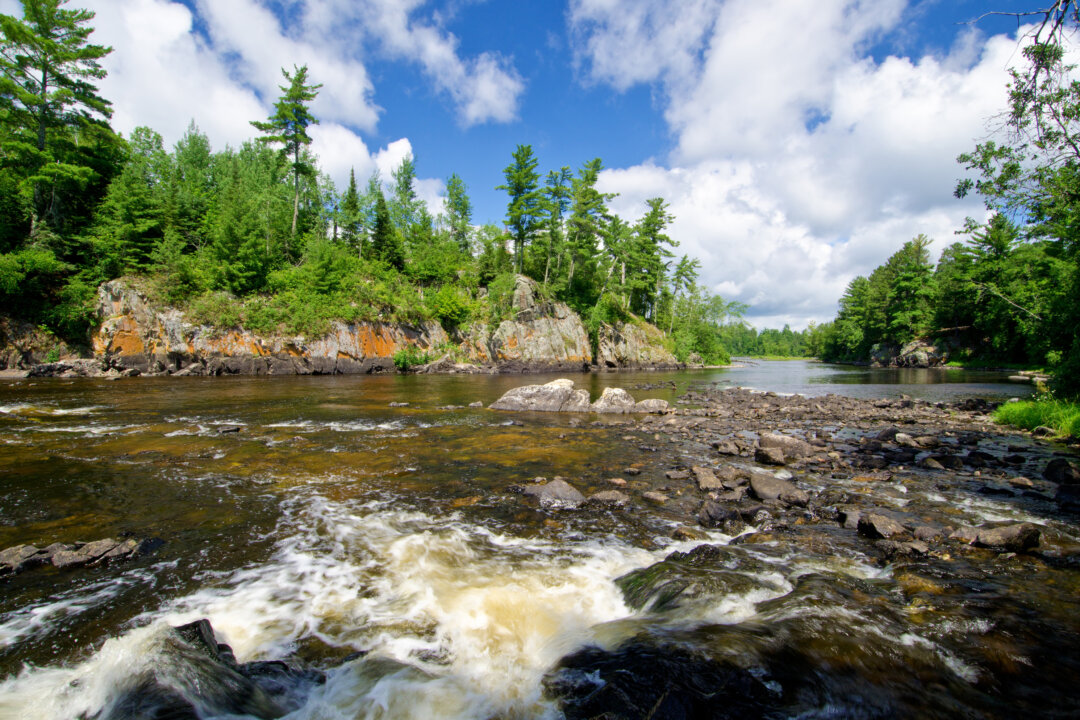 Pipestone Falls cascades down into Basswood Lake in the Boundary Waters Canoe Area Wilderness. (Dreamstime/TNS)
