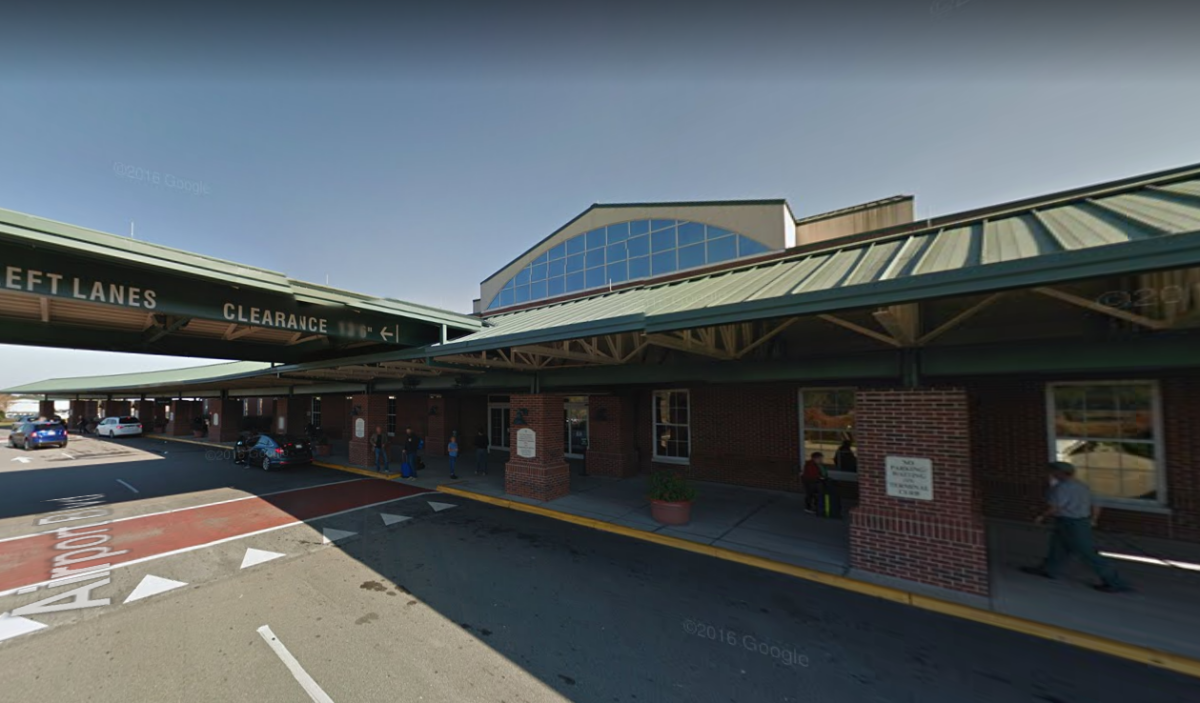 NextImg:Man Crashes Vehicle Through Wilmington International Airport Terminal in North Carolina