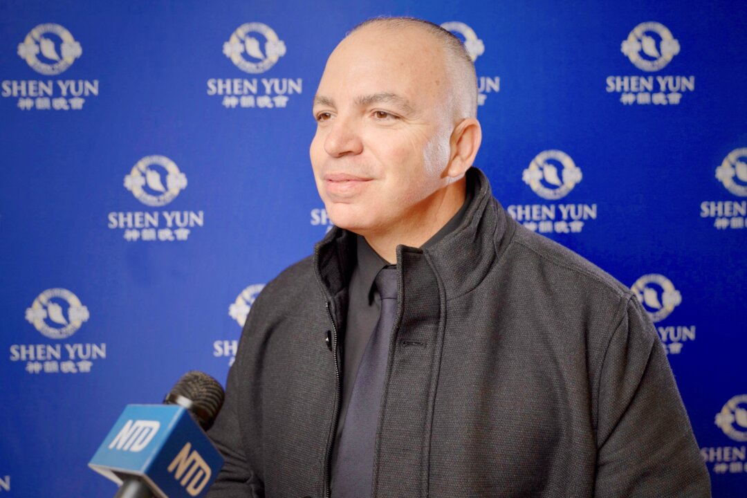 Jose Maria Alonso Hidalgo attended Shen Yun Performing Arts at the Cartuja Center Cite, in Sevilla, Spain, on March 9, 2023. (NTD)