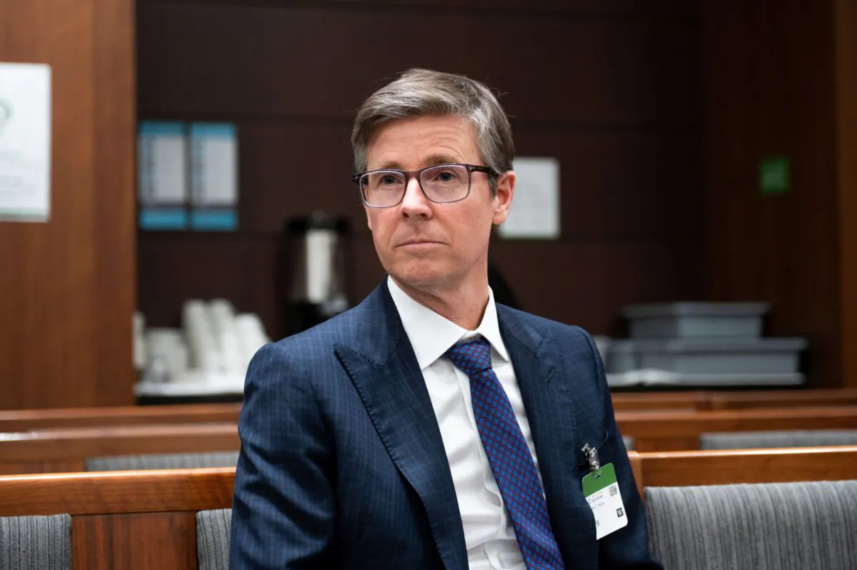 Galen Weston, chairman and president of Loblaw Companies Ltd., waits to appear as a witness at the Standing Committee on Agriculture and Agri-Food, in Ottawa on March 8, 2023. (The Canadian Press/Spencer Colby)
