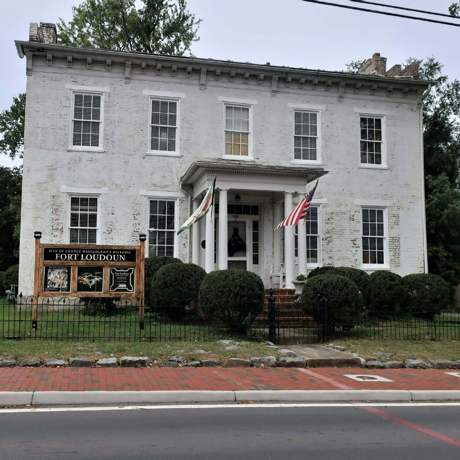 Fort Loudoun, George Washington’s headquarters in Winchester, Virginia