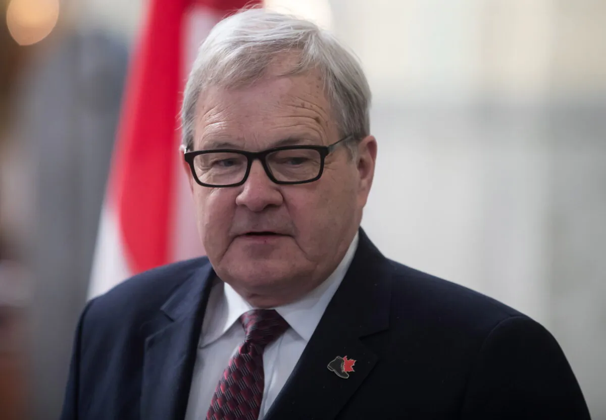 Minister of Veterans Affairs Lawrence MacAuley in a file photo. (The Canadian Press/Darryl Dyck)