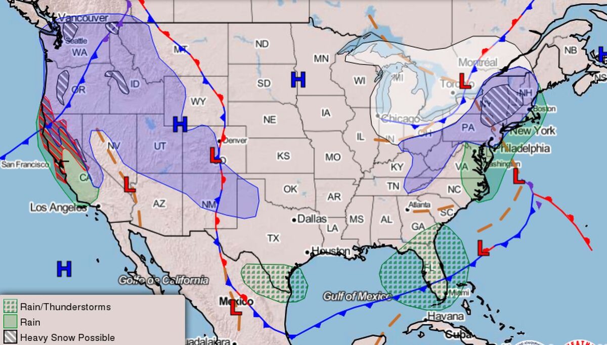 NextImg:Millions of Americans Bracing for Potential 'Major' Nor'easter Storm