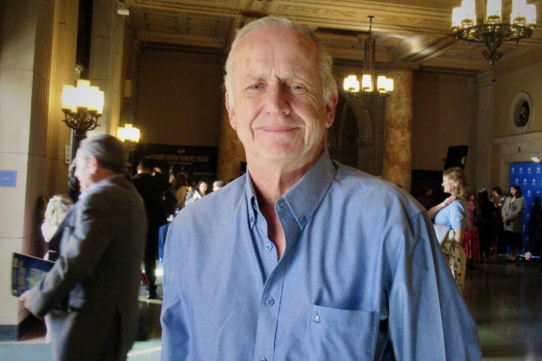 John Aylyng at Shen Yun Performing Arts at the Bridges Auditorium on March 12, 2023. (Michael Le/The Epoch Times)