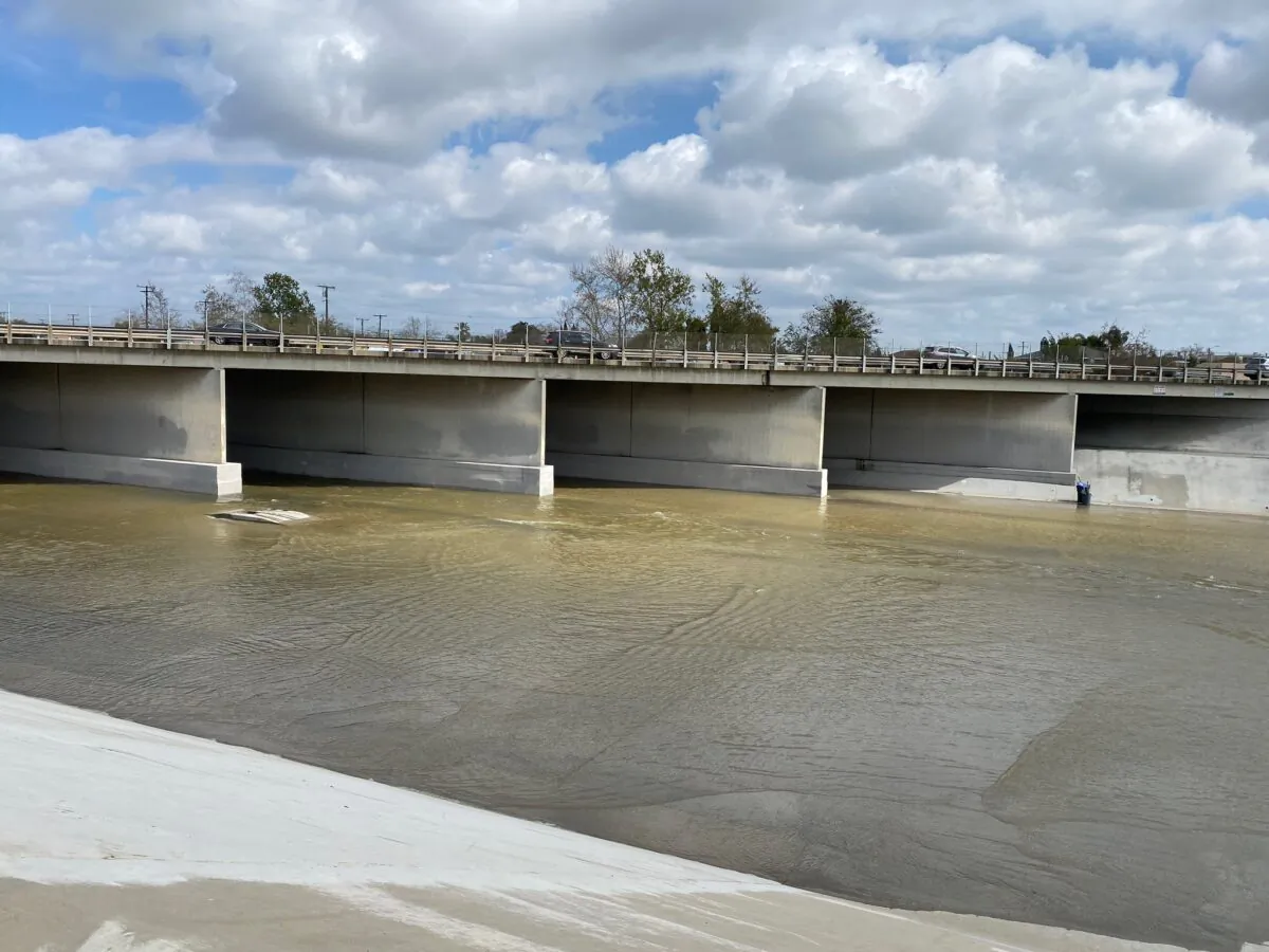 Santa Ana Riverbed is seen in this photo. (Courtesy of Orange County Fire Authority)
