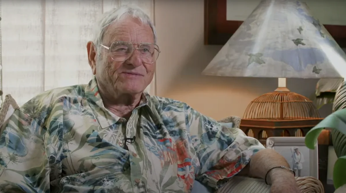 Rolly Crump in an interview. (Screenshot via YouTube/Itsme)