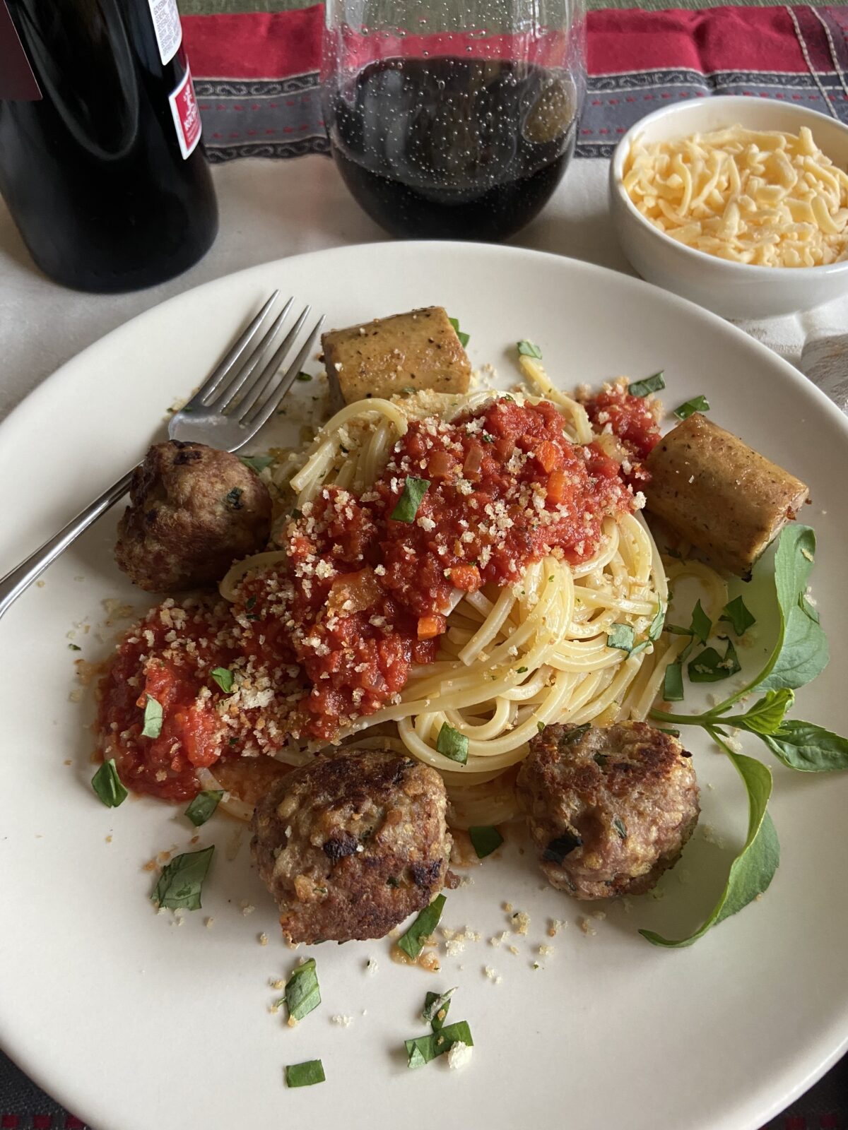 NextImg:Spaghetti and Meatballs Fit for a Feast Day
