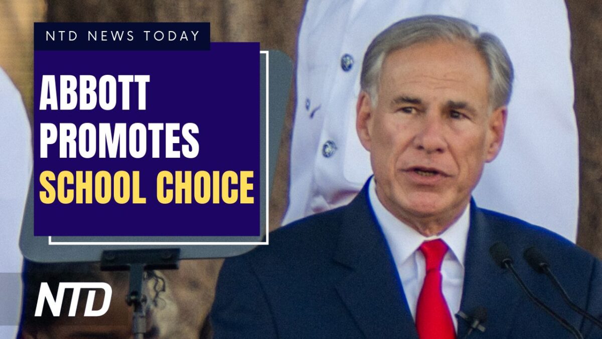 NextImg:LIVE 12 PM ET: NTD News Today (March 14): Abbott Promotes School Choice Legislation in Texas; Illegal Immigrants Entering Canada From US