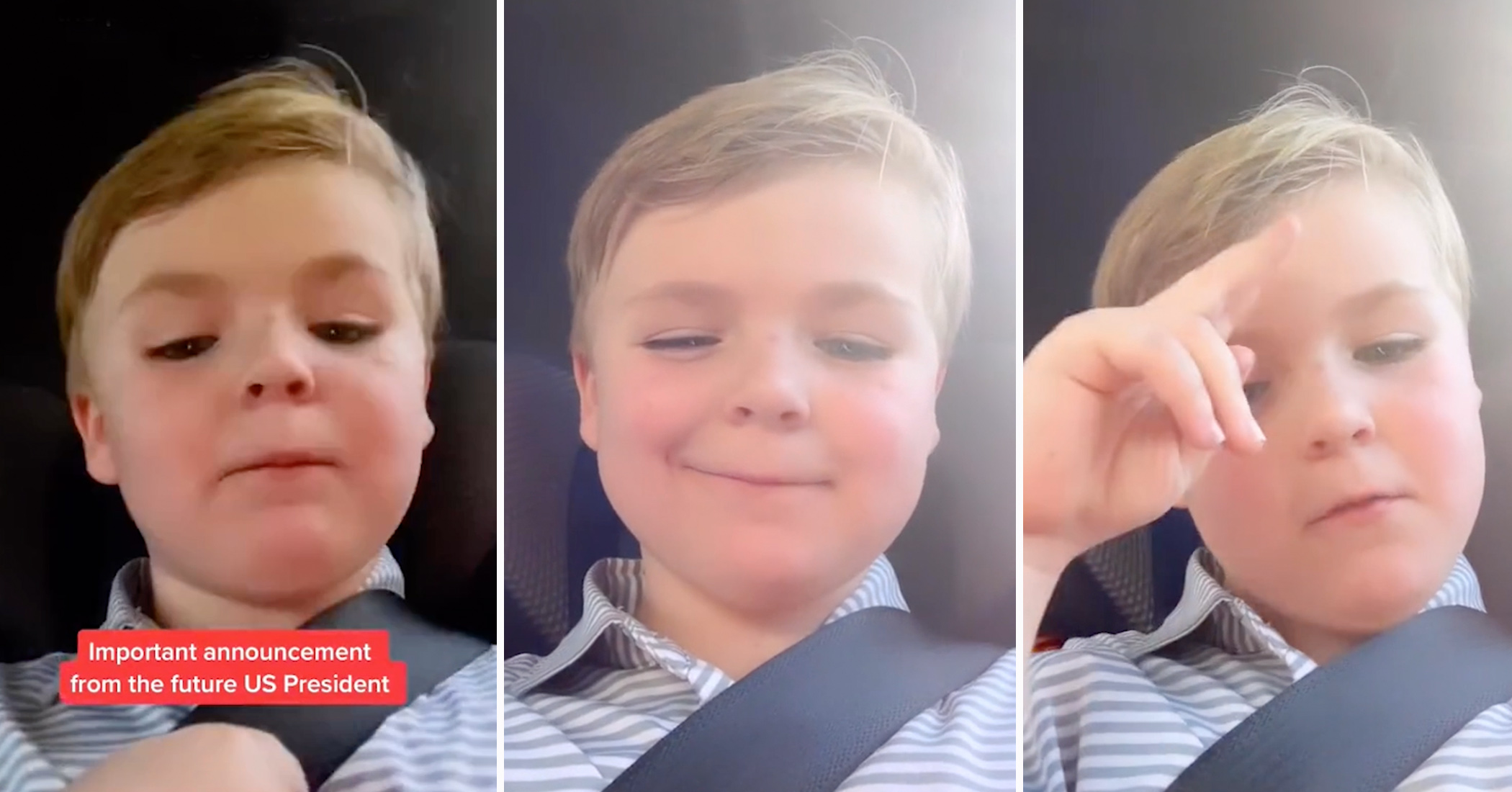NextImg:Video: 6-year-old who wants to become the president makes his case for a 3-day weekend