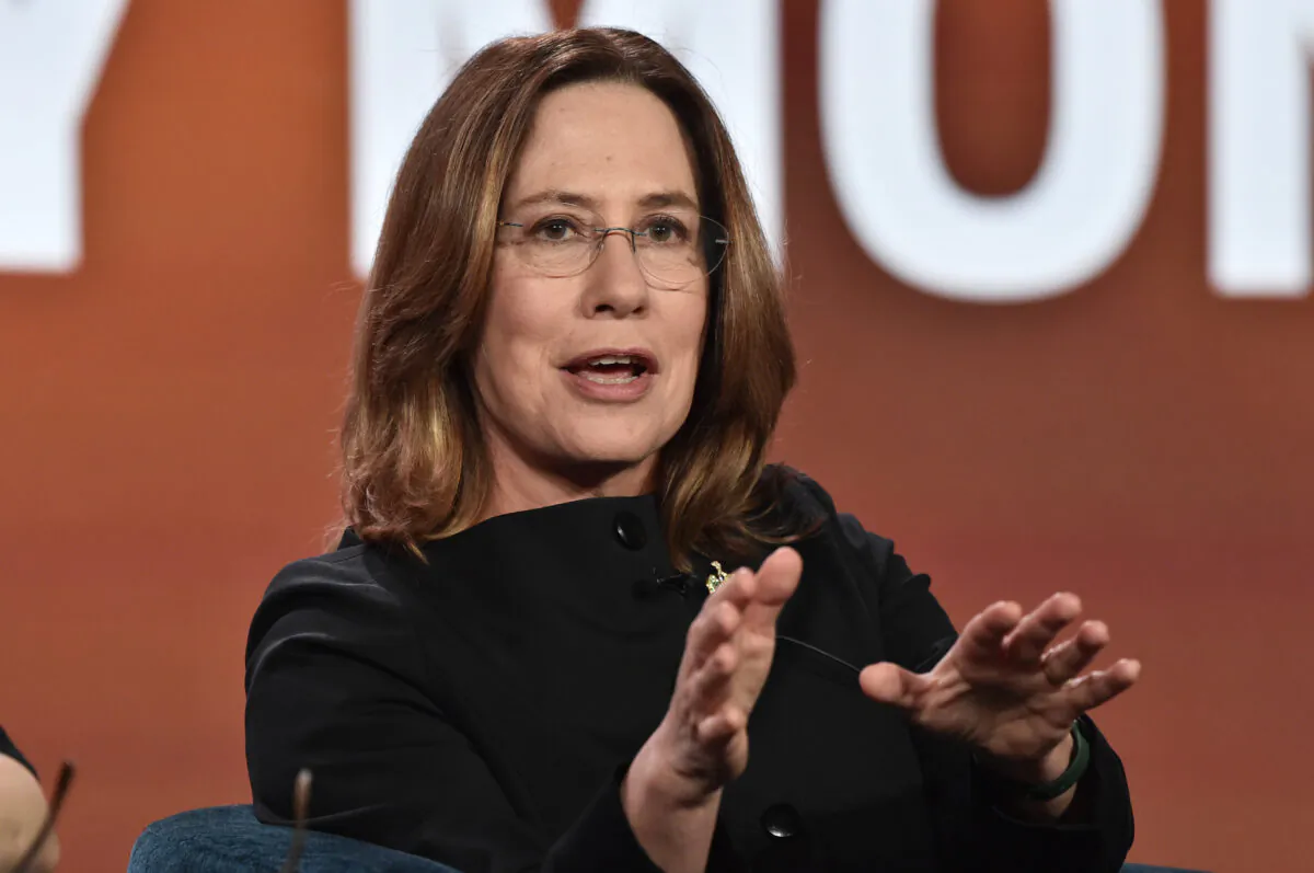 Sheila Bair attends the PBS 2023 TCA Winter Press Tour at The Langham Huntington, Pasadena, on Jan. 17, 2023. (Alberto E. Rodriguez/Getty Images)