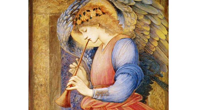 NextImg:Heavenly Flute: ‘An Angel Playing the Flageolet’