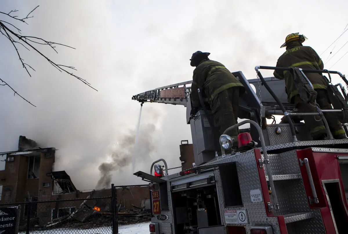 File photo of firefighters. (Eric Thayer/Getty Images)