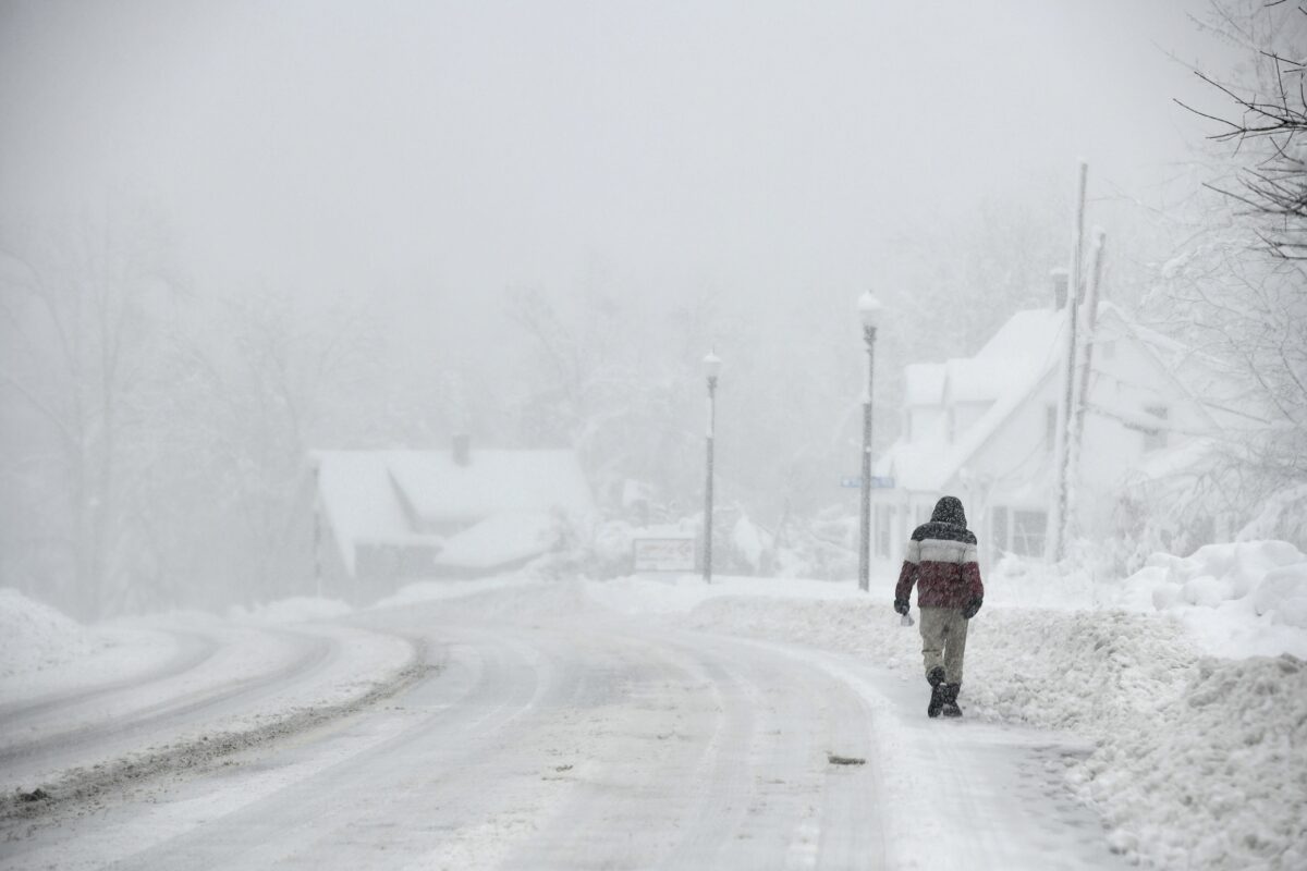 APTOPIX Winter Weather Massachusetts