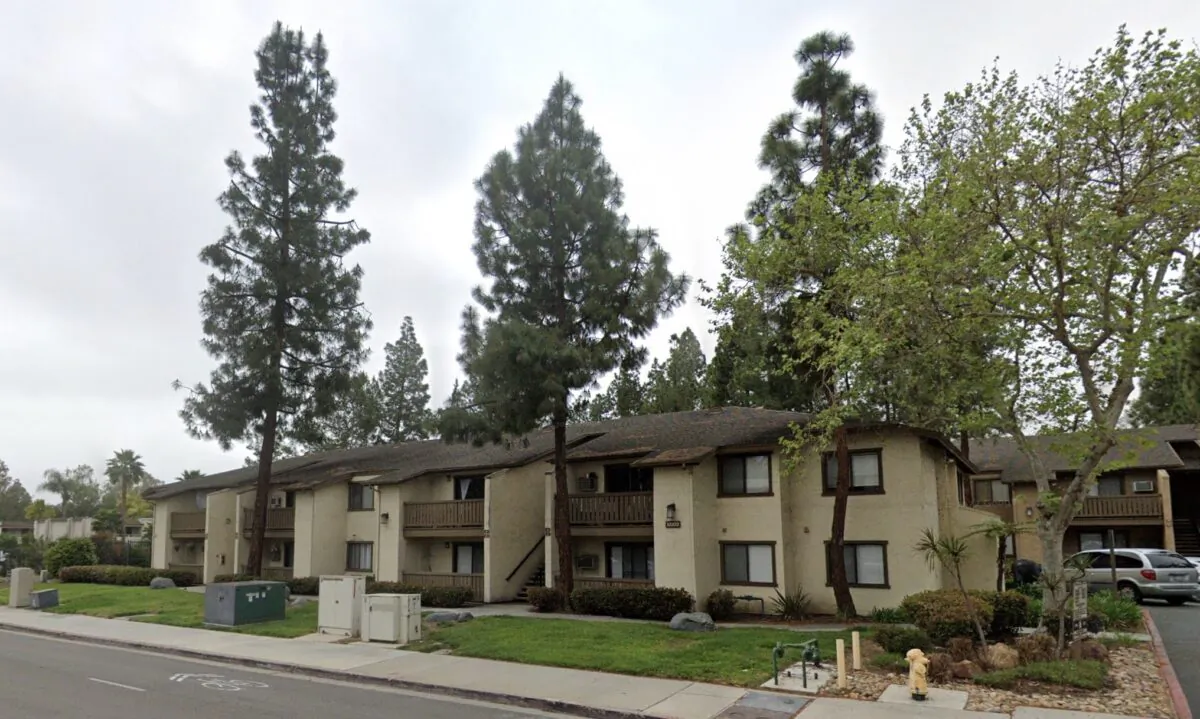 Apartment complexes at 10200 Black Mountain Road is seen in this picture. (Screenshot via Google Street View)